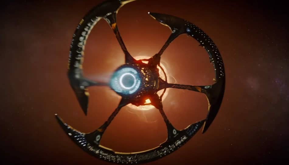 Космический корабль-ковчег «Авалон» из кинофильма «Пассажиры» (США, 2016).