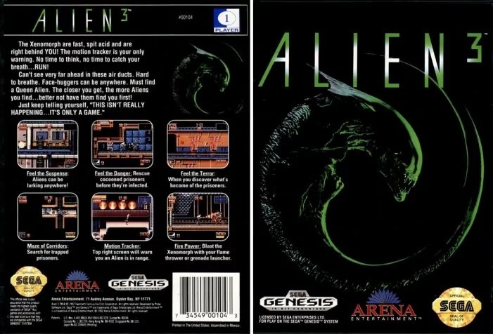 Alien 3 на SEGA